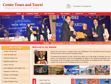 Tablet Screenshot of centretoursandtravel.com